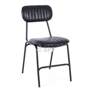 Datsun Chair Vintage Black PU